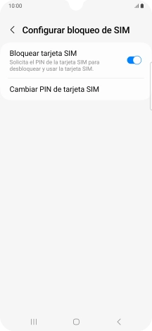 Pulsa el indicador junto a 