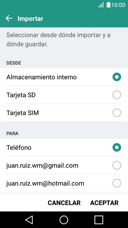 Pulsa Tarjeta SIM.