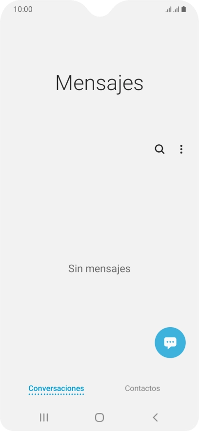 Pulsa el icono de nuevo mensaje.
