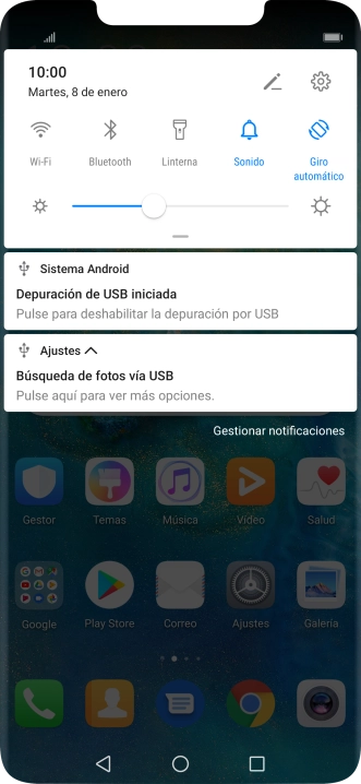 Pulsa Pulse aquí para ver más opciones.