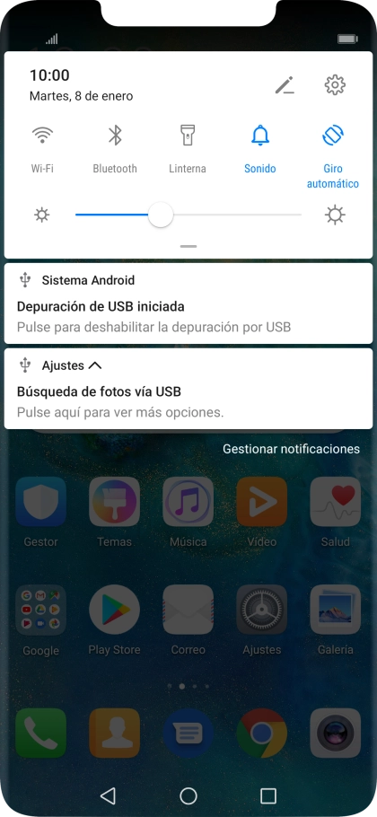Pulsa Pulse aquí para ver más opciones.