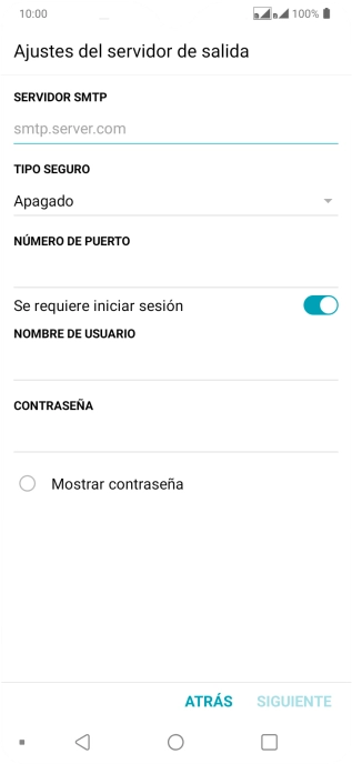 Pulsa en el campo bajo 