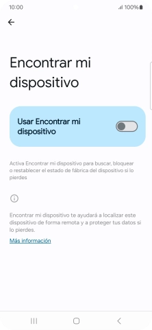 Pulsa el indicador junto a 