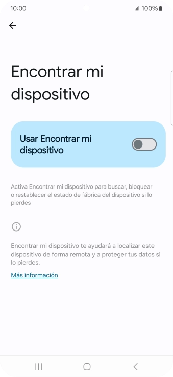Pulsa el indicador junto a 
