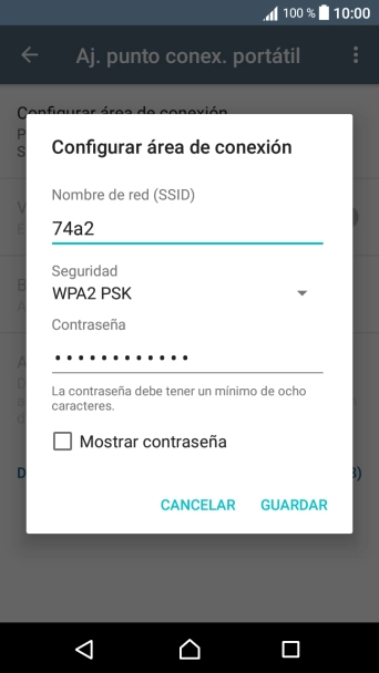 Pulsa en el campo bajo 