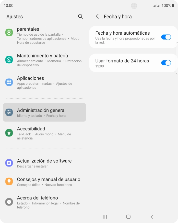 Pulsa la tecla de inicio para terminar y regresar a la pantalla de inicio.