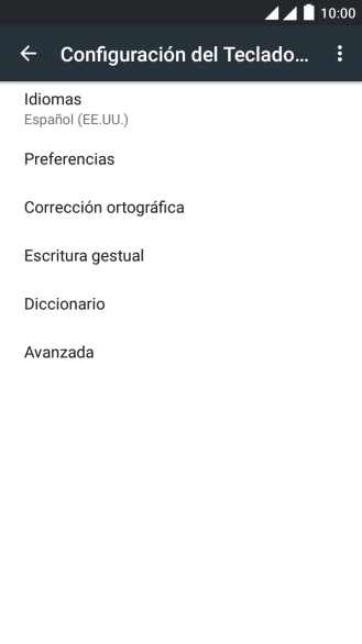 Pulsa Idiomas.
