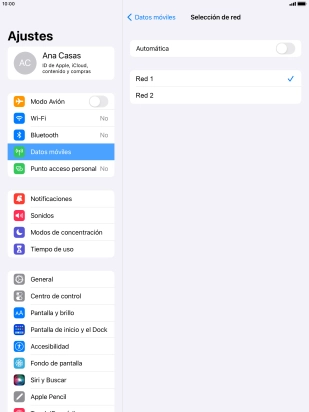 Pulsa la tecla de inicio para terminar y regresar a la pantalla de inicio.