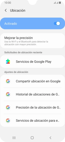 Pulsa Precisión de la ubicación de G...