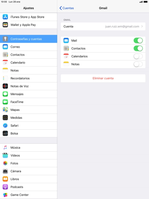 Pulsa la tecla de inicio para terminar y regresar a la pantalla de inicio.