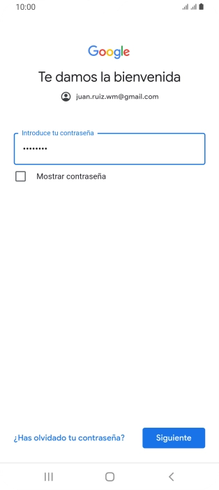 Pulsa Siguiente.