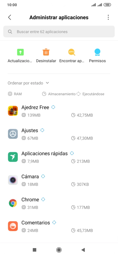 Pulsa la app deseada.