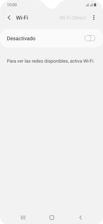 Pulsa el indicador para activar la función.