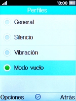 Selecciona otro modo para desactivar el modo de avión.