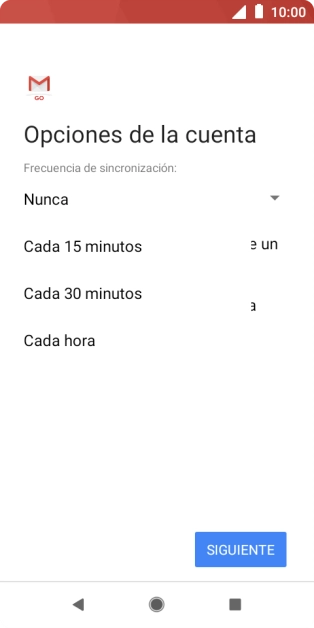 Pulsa el ajuste deseado.