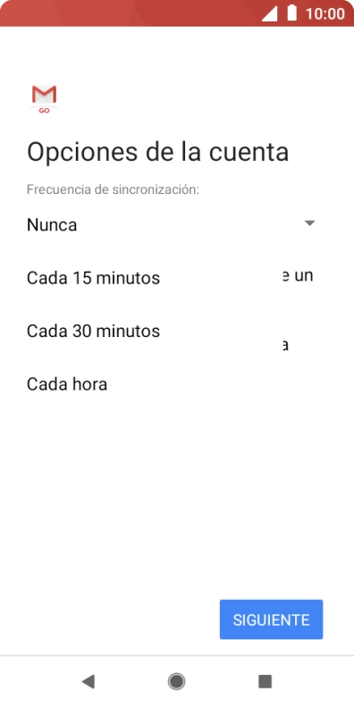 Pulsa el ajuste deseado.