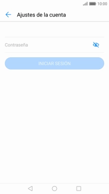 Pulsa Contraseña e introduce la contraseña de tu cuenta de correo electrónico.