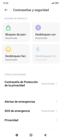Pulsa Privacidad.