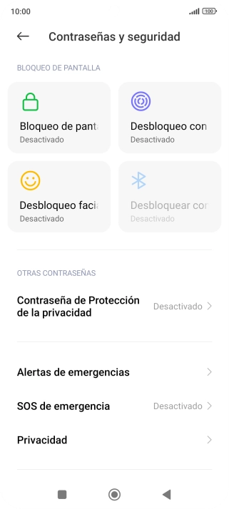 Pulsa Privacidad.