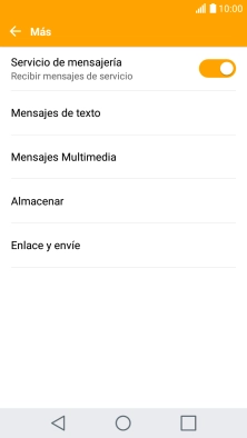 Pulsa Mensajes de texto.