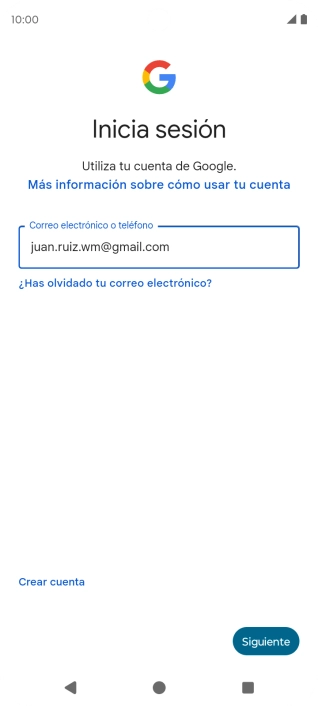 Pulsa Siguiente.