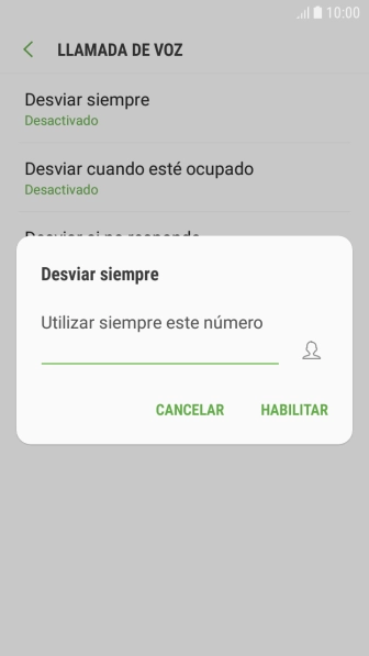 Introduce +34600132000 y pulsa HABILITAR.
