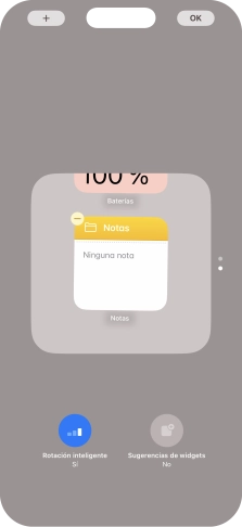 Pulsa Rotación inteligente para activar o desactivar la función.