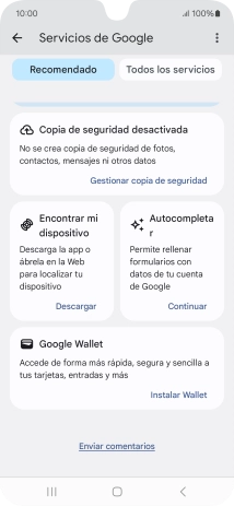 Pulsa Encontrar mi dispositivo.