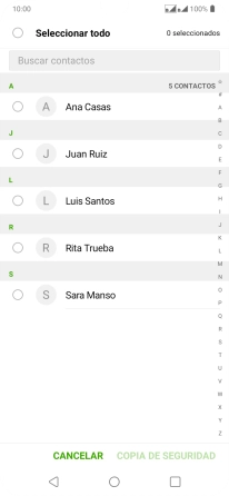 Pulsa en el campo junto a 