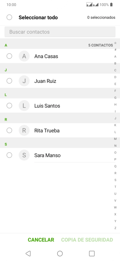 Pulsa en el campo junto a 