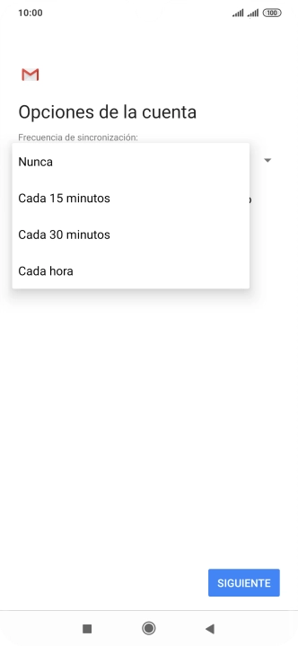 Pulsa el ajuste deseado.