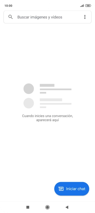 Pulsa Iniciar chat.