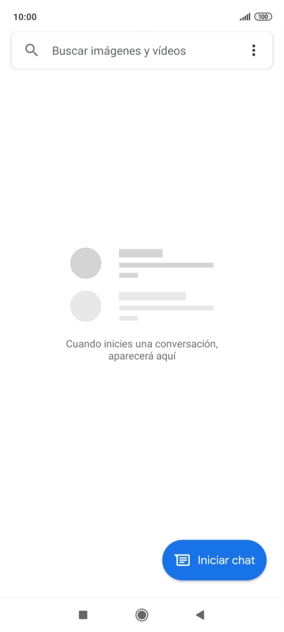 Pulsa Iniciar chat.