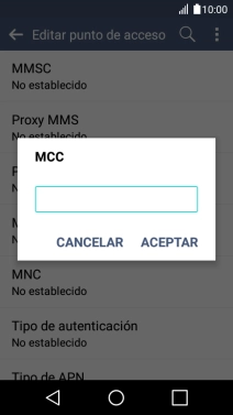 Introduce 214 y pulsa ACEPTAR.