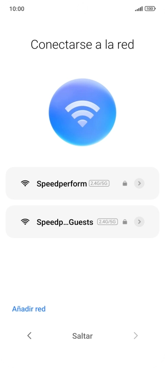 Pulsa la red wifi deseada.