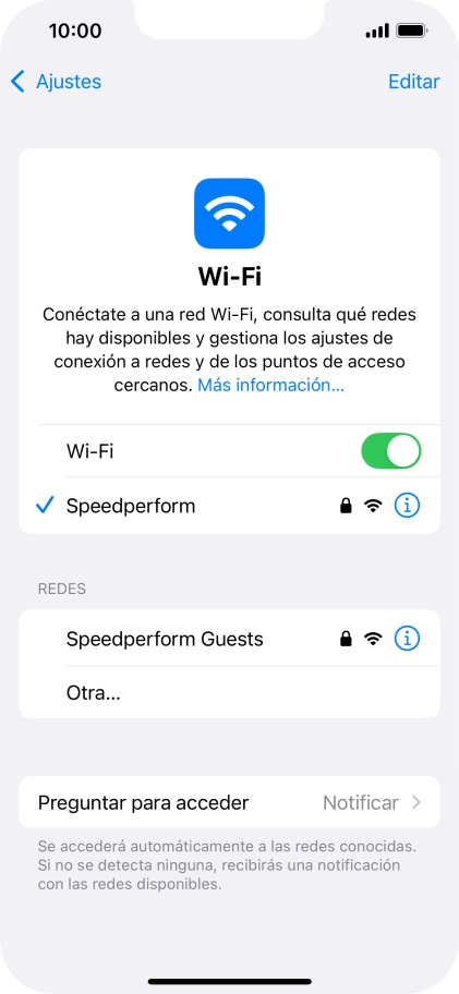 Desliza el dedo hacia arriba desde la parte inferior de la pantalla para terminar y volver a la pantalla de inicio.