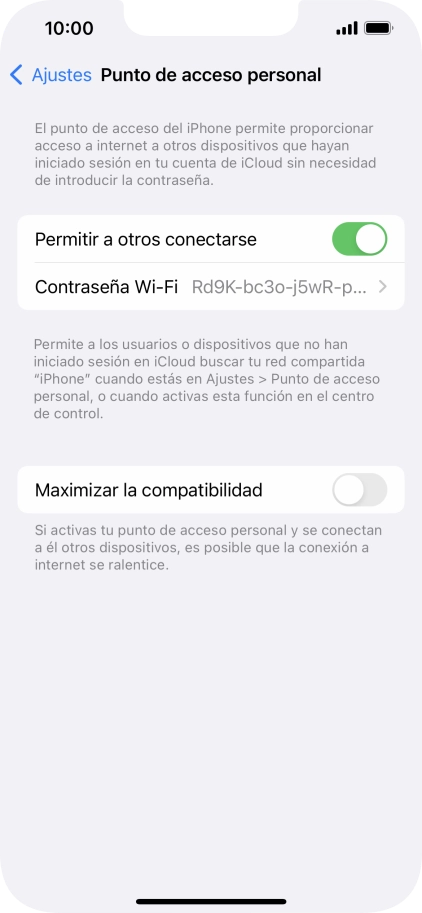 Desliza el dedo hacia arriba desde la parte inferior de la pantalla para terminar y volver a la pantalla de inicio.