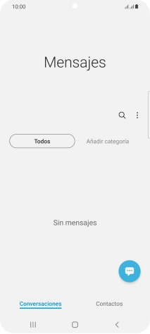 Pulsa el icono de nuevo mensaje.