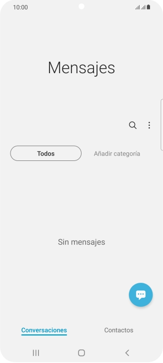 Pulsa el icono de nuevo mensaje.