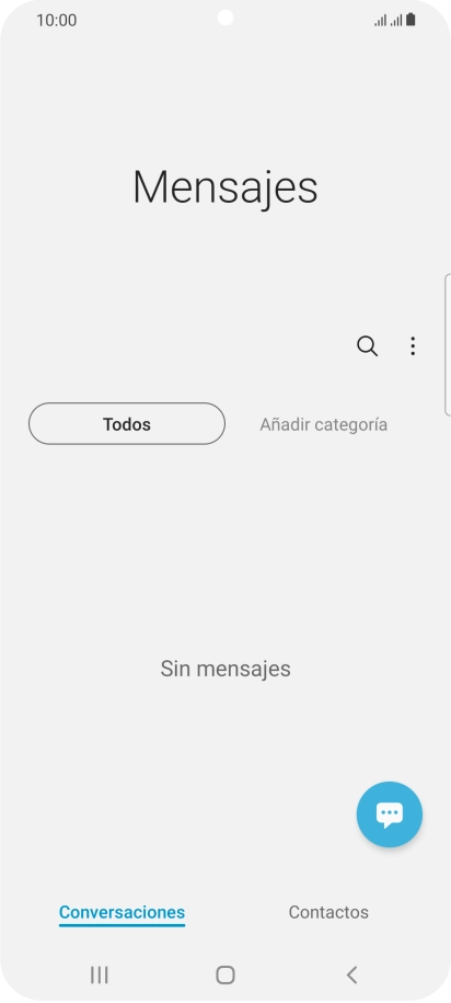 Pulsa el icono de nuevo mensaje.