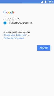 Pulsa ACEPTO.