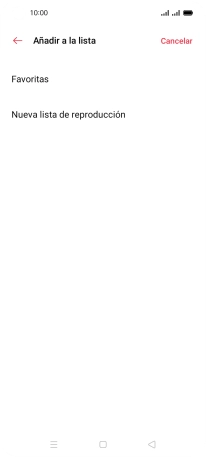 Pulsa Nueva lista de reproducción.