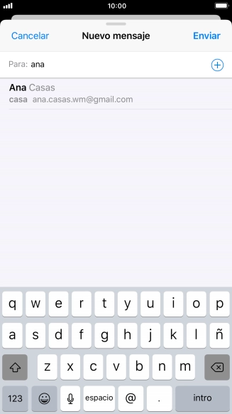 Pulsa el contacto deseado.