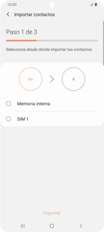 Pulsa el nombre de la tarjeta SIM.