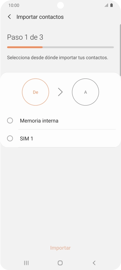 Pulsa el nombre de la tarjeta SIM.