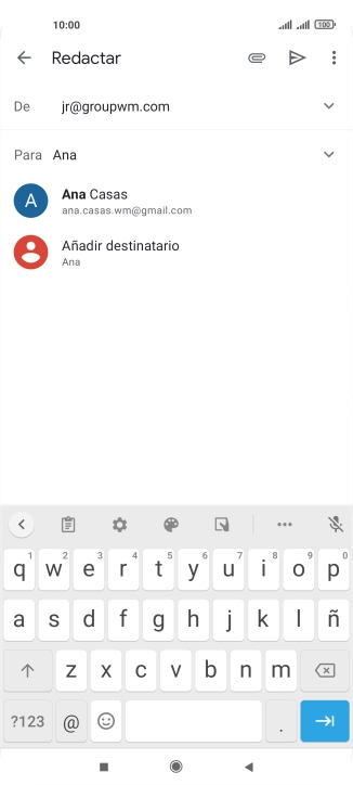Pulsa el contacto deseado.