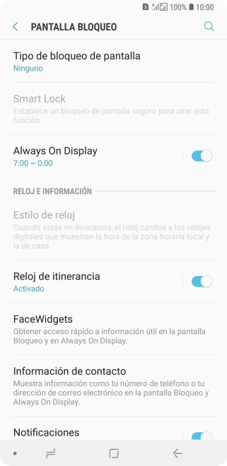 Pulsa la tecla de inicio para terminar y regresar a la pantalla de inicio.
