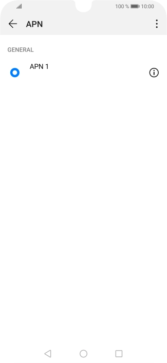 Pulsa el icono de menú.