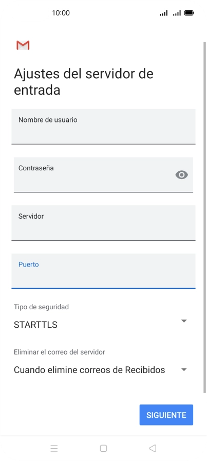 Pulsa la lista desplegable bajo 