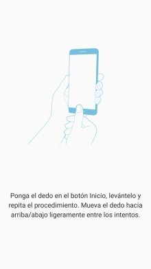 Sigue las indicaciones de la pantalla para añadir tu huella digital.